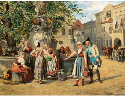 A-1767 Johann Hamza - Rozhovory u kašny