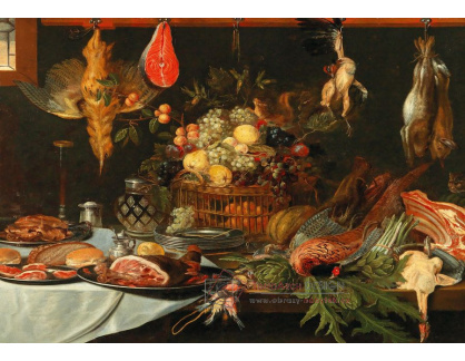 DDSO-4513 Frans Snyders - Zátiší s ovocem a dalšími pochutinami