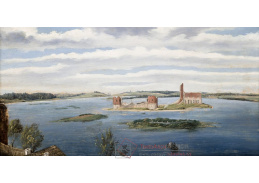 A-3886 Wincenty Dmochowski - Zřícenina hradu na jezeře Trakai