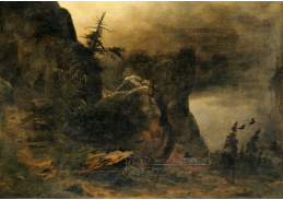 A-7270 Arnold Böcklin - Jedle ve skalách