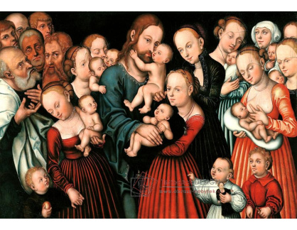 VlCR-184 Lucas Cranach - Kristus žehnající dětem