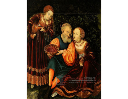 VlCR-251 Lucas Cranach - Lot a jeho dcery