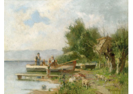 VN-162 Karl Heinisch - Rybaření na břehu jezera