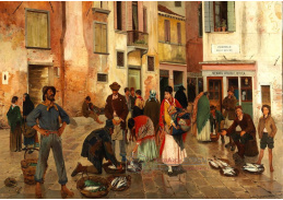DDSO-615 Franz Leo Ruben - Rybí trh v Benátkách