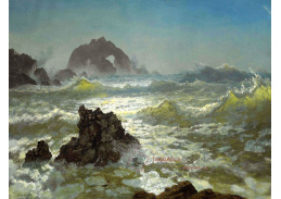 SO XVI-55 Albert Bierstadt - Seal rock v Kalifornii