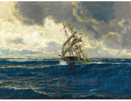 A-1802 Michael Zeno Diemer - Plachetnice na volném moři