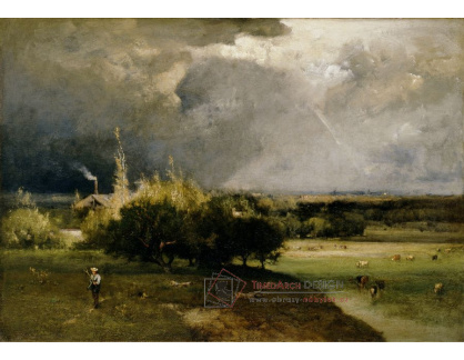 D-7228 George Inness - Blížící se bouře