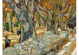 VR2-238 Vincent van Gogh - Cesta s dělníky na Boulvard Victor Hugo v Saint-Remy