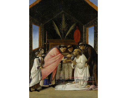 R17-66 Sandro Botticelli - Poslední přijímání Svatého Jeronýma