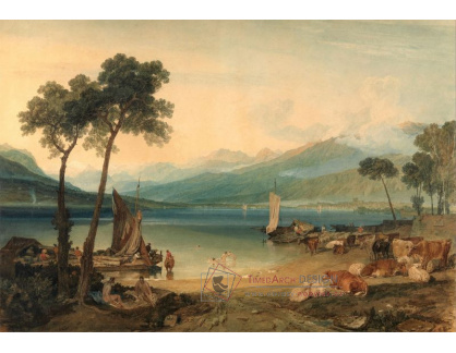 VTR-70 Joseph Mallord William Turner - Ženevské jezero a Mont Blanc