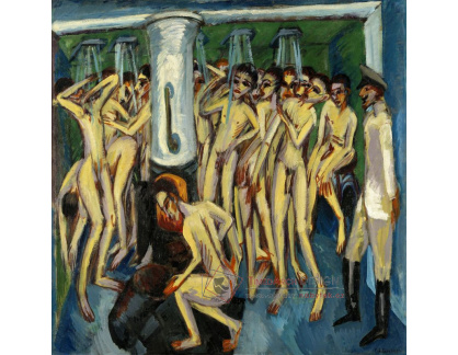 A-5008 Ernst Ludwig Kirchner - Dělostřelci ve sprše