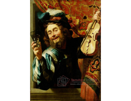 DDSO-2688 Gerrit van Honthorst - Veselý houslista