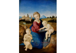 VR11-64 Rafael Santi - Madonna s dítětem a malým Janem Křtitelem