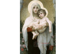 R15-83 Adolph William Bouguereau - Madonna mezi růžemi