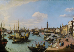 DDSO-1537 Canaletto - Riva degli Schiavoni v Benátkách
