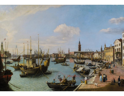 DDSO-1537 Canaletto - Riva degli Schiavoni v Benátkách