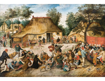 SO XIV-32 Pieter Brueghel - Rolnická svadba