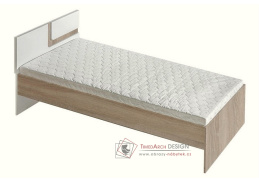 APETTITA 12, postel 90x200cm, dub jasný / bílá