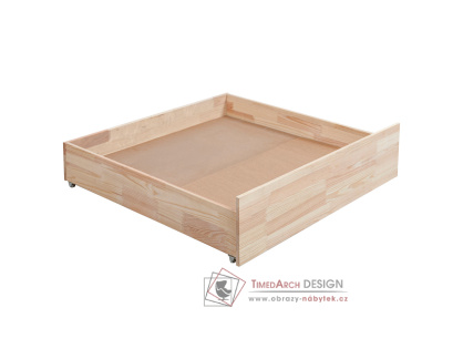 BENY, úložný prostor pod postel, smrk přírodní