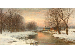 A-3826 Anders Andersen-Lundby - Zimní krajina u Mnichova