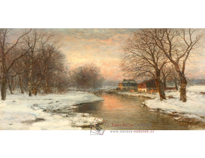 A-3826 Anders Andersen-Lundby - Zimní krajina u Mnichova