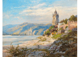 A-5165 Konrad Petrides - Pohled na Dürnstein ve Wachau