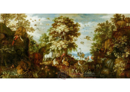 A-5237 Roelant Savery - Orpheus okouzlující zvířata svou hudbou