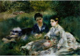VR14-33 Pierre-Auguste Renoir - Dvě ženy v trávě