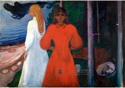 VEM13-22 Edvard Munch - Červená a bílá