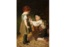 VSO 1253 Felix Schlesinger - Děti s kotětem
