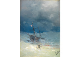 KO II-4 Ivan Konstantinovič Ajvazovskij - Potápějící se loď