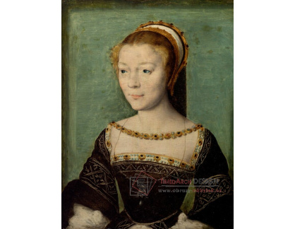PORT-103 Corneille de Lyon - Portrét Anne de Pisseleu