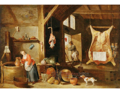 DDSO-4900 David Teniers - U studny ve stodole