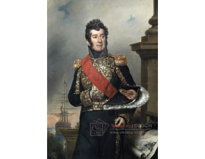 DDSO-2812 Jean-Baptiste Paulin Guérin - Portrét hraběte Johna Francise Laurenta Trugueta, admirála Francie