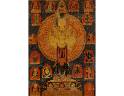 D-9929 Tisíce ozbrojených Chenresi, forma Bodhisattvy Avalokiteshvary