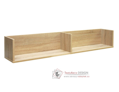 C551 OFFICE, závěsná police 150cm, výběr provedení
