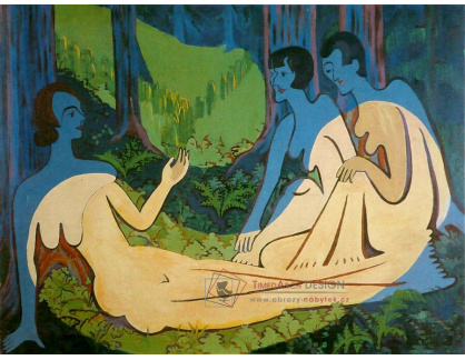 VELK 8 Ernst Ludwig Kirchner - Tři akty v lese