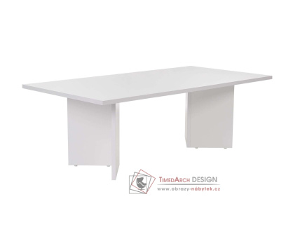 SABIN, konferenční stolek 119x60cm, bílá