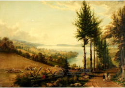 A-4431 Robert Havell - Pohled na Hudson