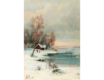 A-5653 Alexej Kondratievič Savrasov - U řeky v zimě