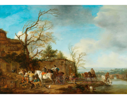 DDSO-4120 Philips Wouwerman - Občerstvení jezdců