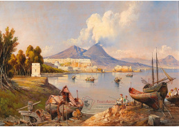 DDSO-4895 Consalvo Carelli - Pohled z Posillipo na Neapol