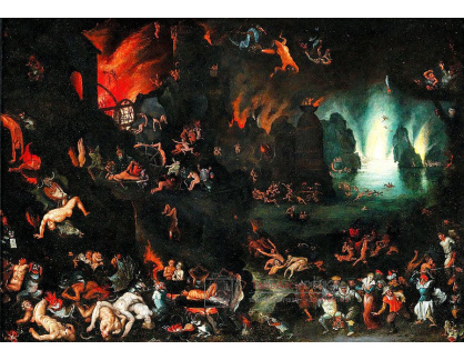DDSO-5089 Jan Brueghel - Scéna pekla