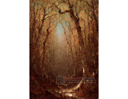 D-8061 Sanford Robinson Gifford - Lesní cesta na podzim