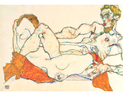 VES 22 Egon Schiele - Milenci