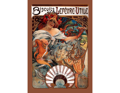 VAM16 Alfons Mucha - Biscuits Lefevre Utile