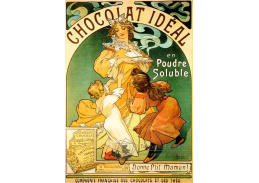 VAM59 Alfons Mucha - Chocolat Ideal