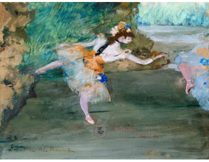 A-198 Edgar Degas - Tanečnice na jevišti