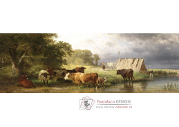 A-1297 Friedrich Voltz - Stádo krav u vody