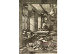 VR12-156 Albrecht Dürer - Svatý Jeroným ve své pracovně